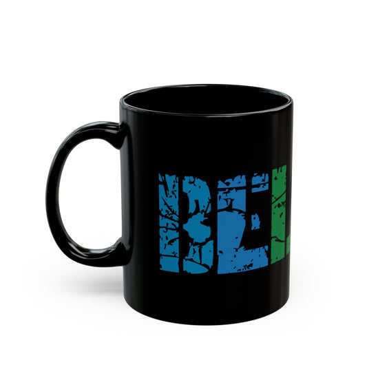 Belize sign colorful 11oz Black Mug