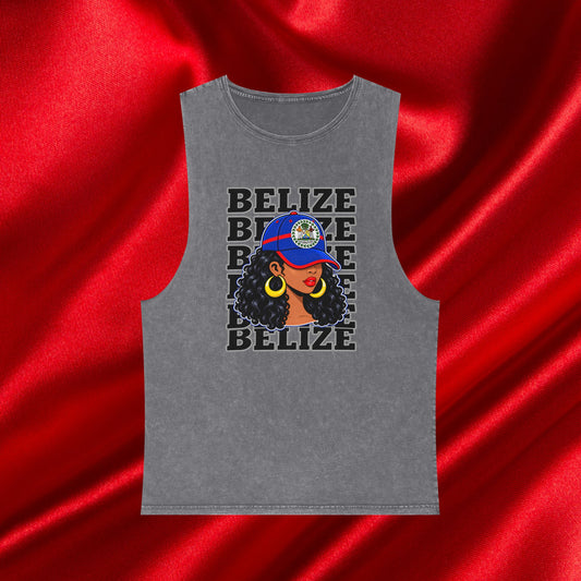 Belize Girl Stonewash Tank Top