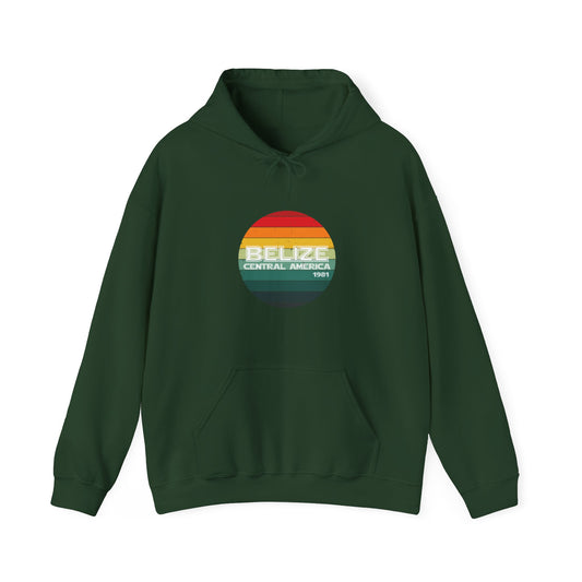 Belize Retro 1981 Unisex Heavy Blend™ Hooded Sweatshirt