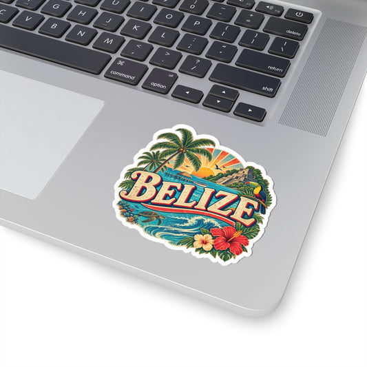 Belize Paradise Kiss-Cut Sticker