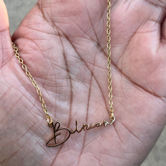 Belizean Necklace Stainless Steel Gold