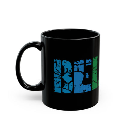 Belize sign colorful 11oz Black Mug