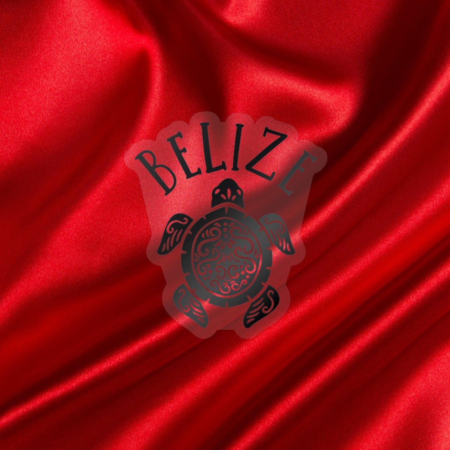 Belize Turtle Sticker