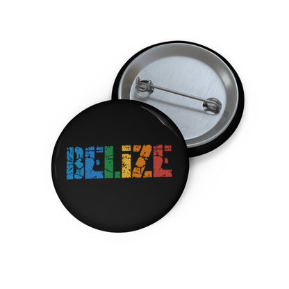 Colorful Belize Pin Button