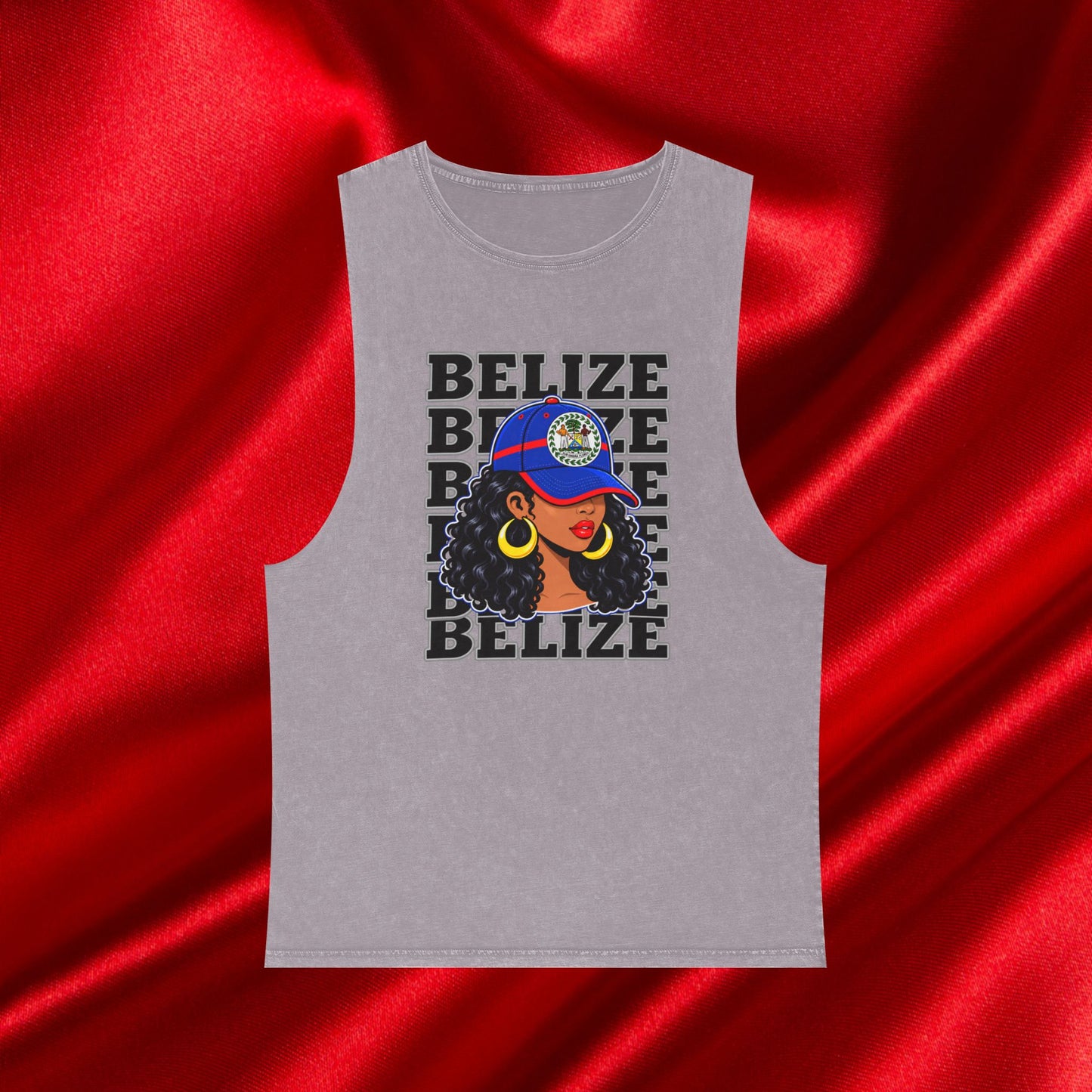 Belize Girl Stonewash Tank Top