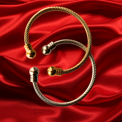 Ambergris Luxe Cable Bangles