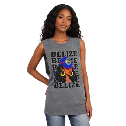 Belize Girl Stonewash Tank Top