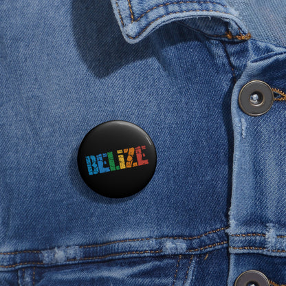 Colorful Belize Pin Button