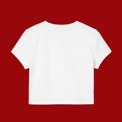 Caribbean Gal Wine Crop Baby Tee