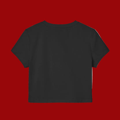 Caribbean Gal Wine Crop Baby Tee
