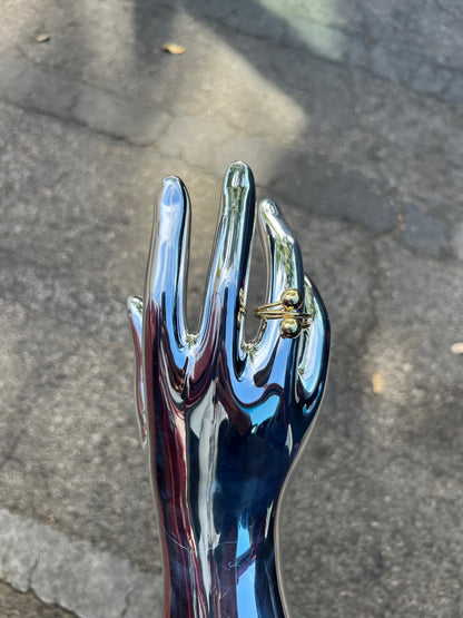 Belizean Ball Ring 18k gold plated