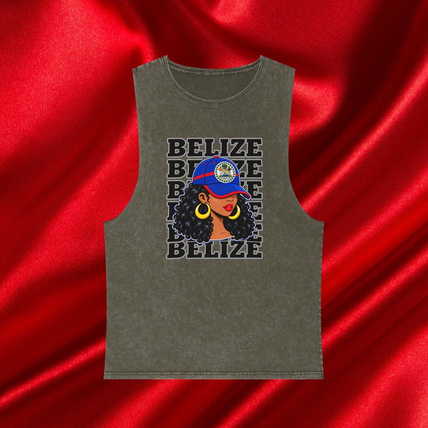 Belize Girl Stonewash Tank Top