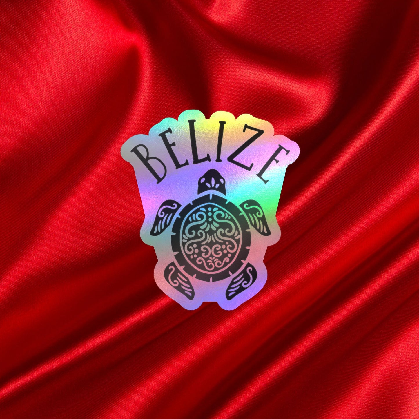 Belize Turtle Sticker