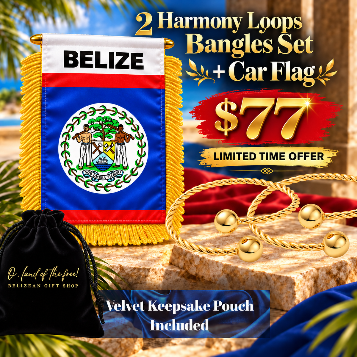 2 Harmony Loops plus Car Flag
