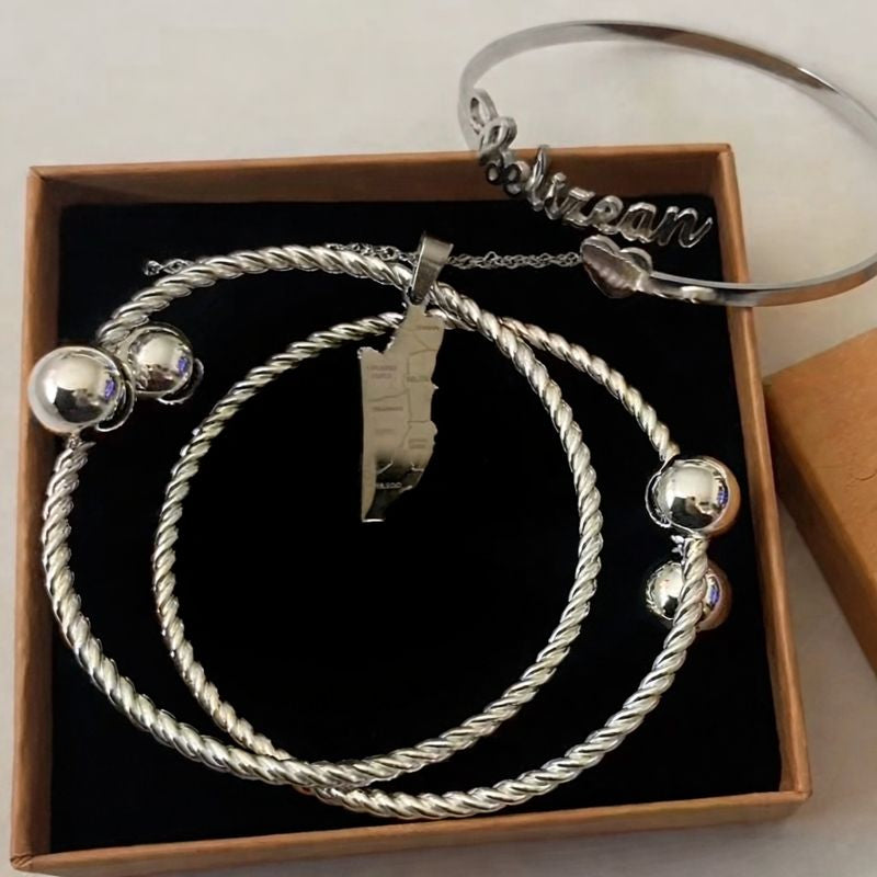 Belizean Heart & Map Harmony Set