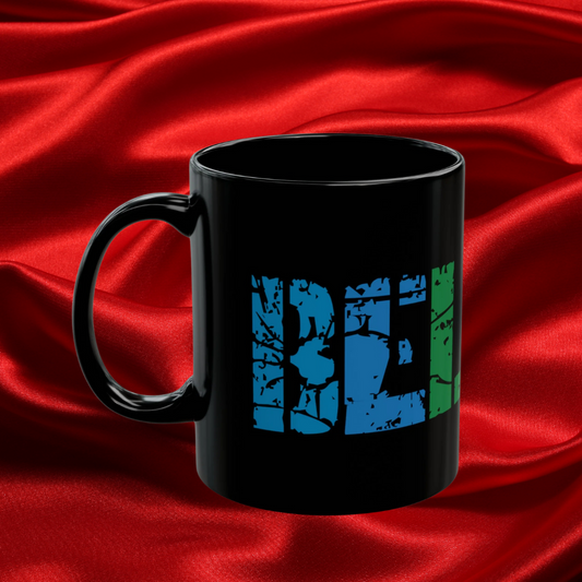 Belize sign colorful 11oz Black Mug