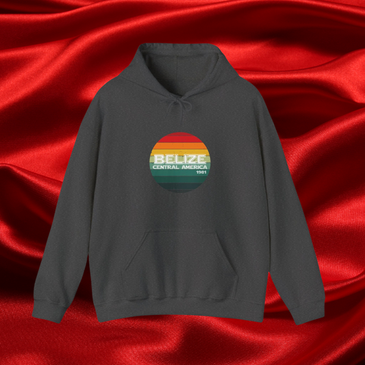 Belize Retro 1981 Unisex Heavy Blend™ Hooded Sweatshirt