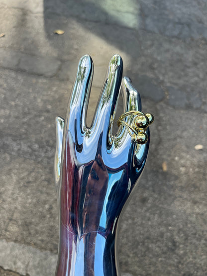 Trio Sphere Ring plated