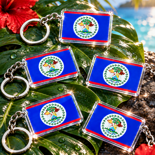Little Belize Acrylic Keychain