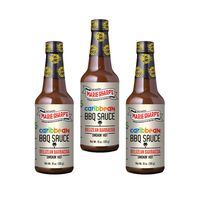 Marie Sharp's Belizean Barbacoa BBQ Sauce Smokin' Hot