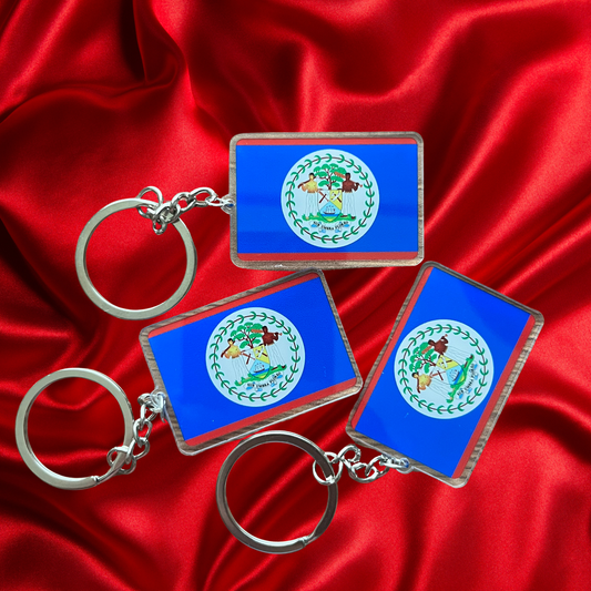 Little Belize Acrylic Keychain