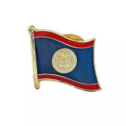Belize Flag enamel pin