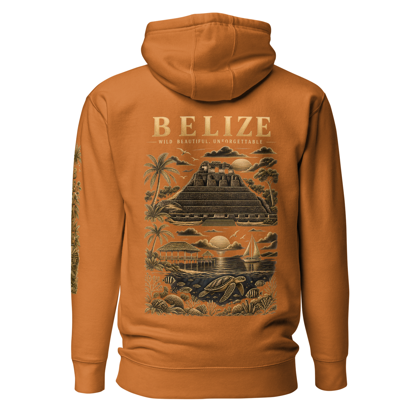 Belize Gold Unisex Hoodie