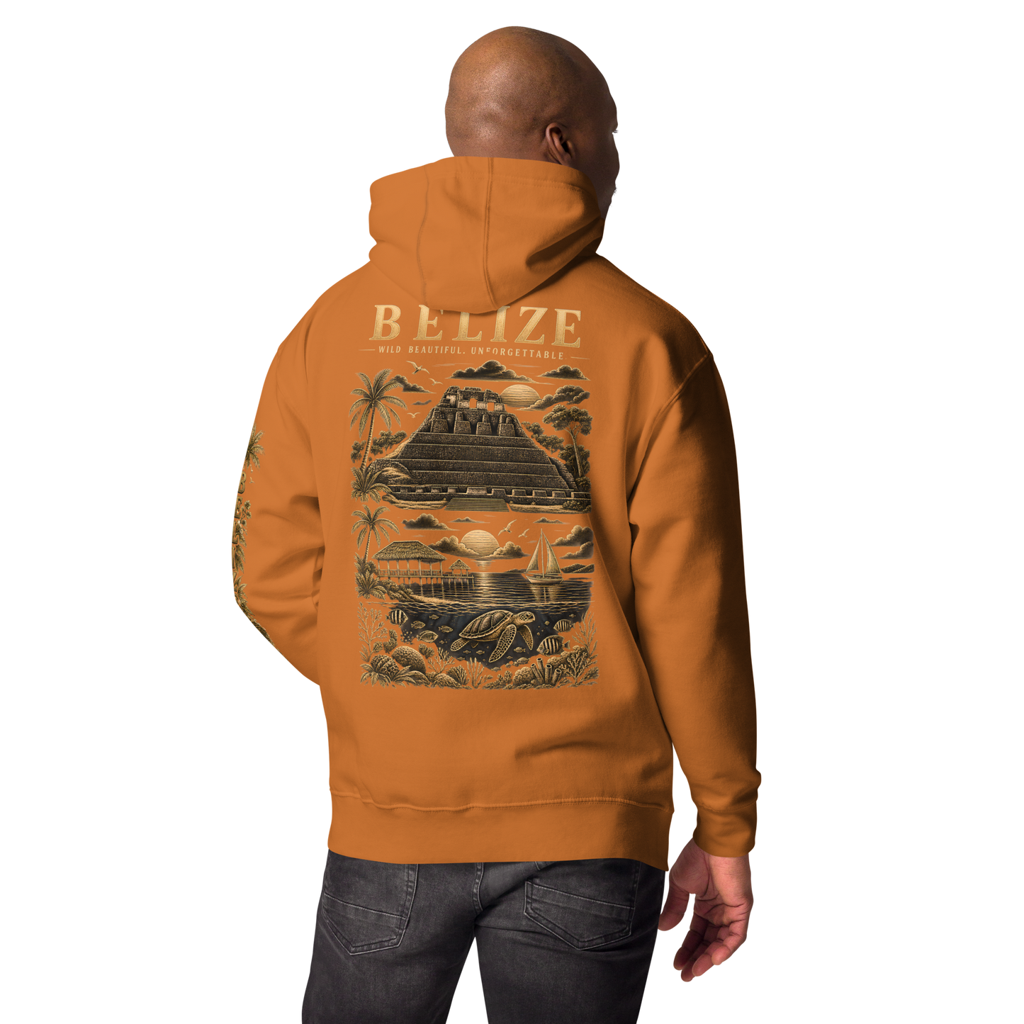 Belize Gold Unisex Hoodie