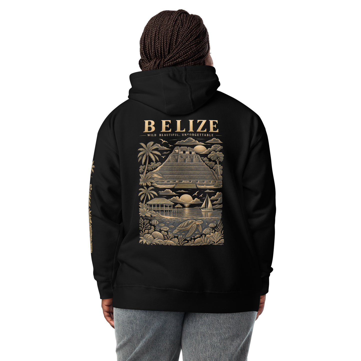 Belize Gold Unisex Hoodie