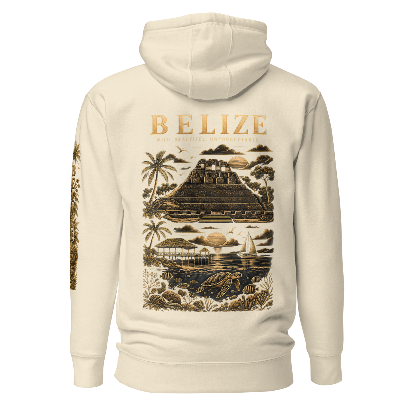 Belize Gold Unisex Hoodie