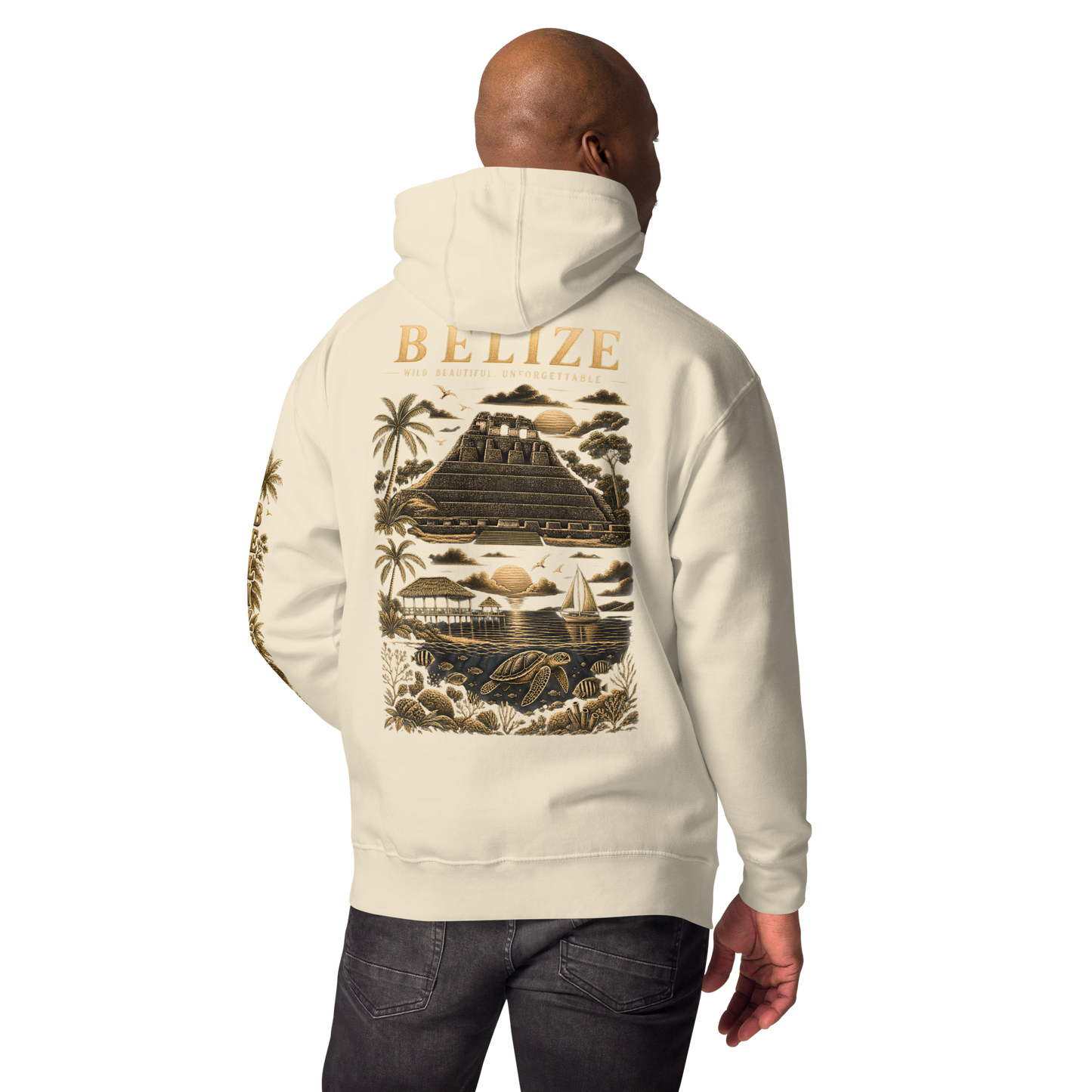 Belize Gold Unisex Hoodie