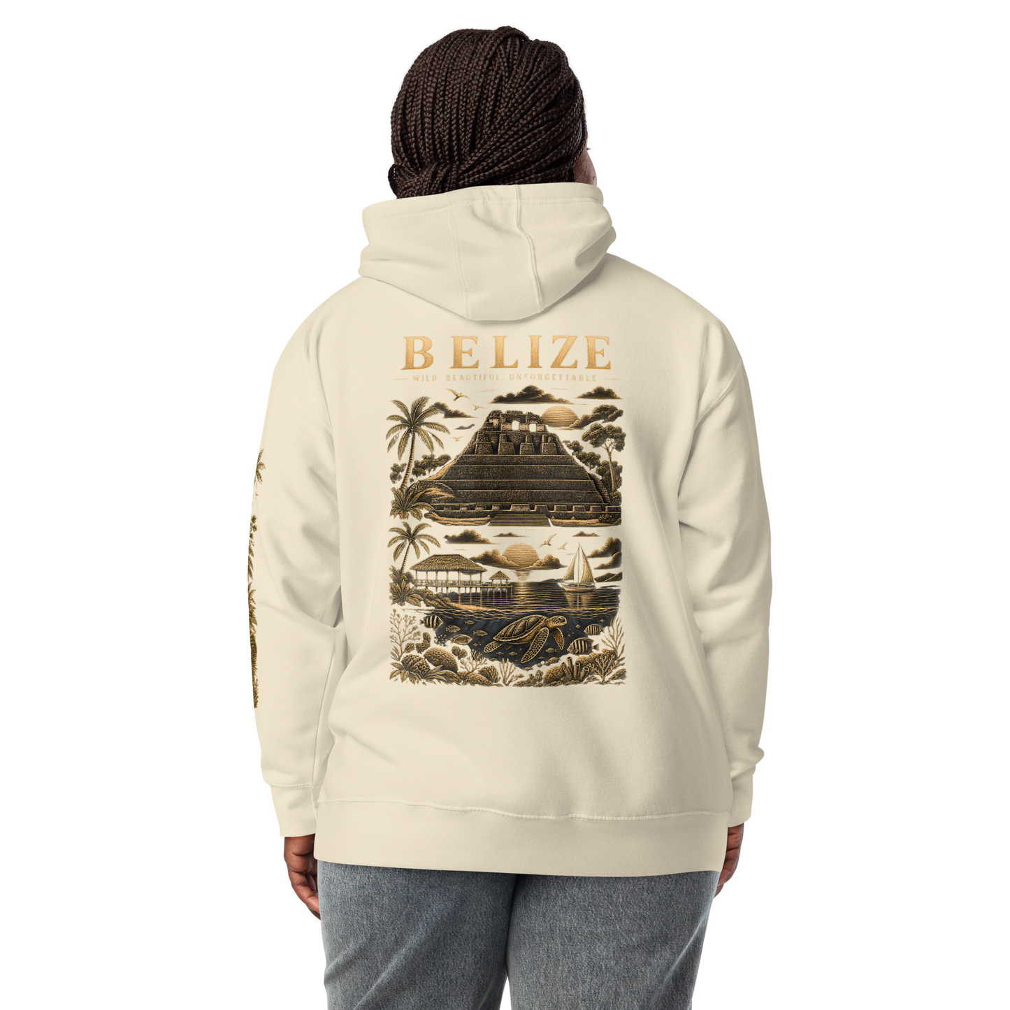 Belize Gold Unisex Hoodie