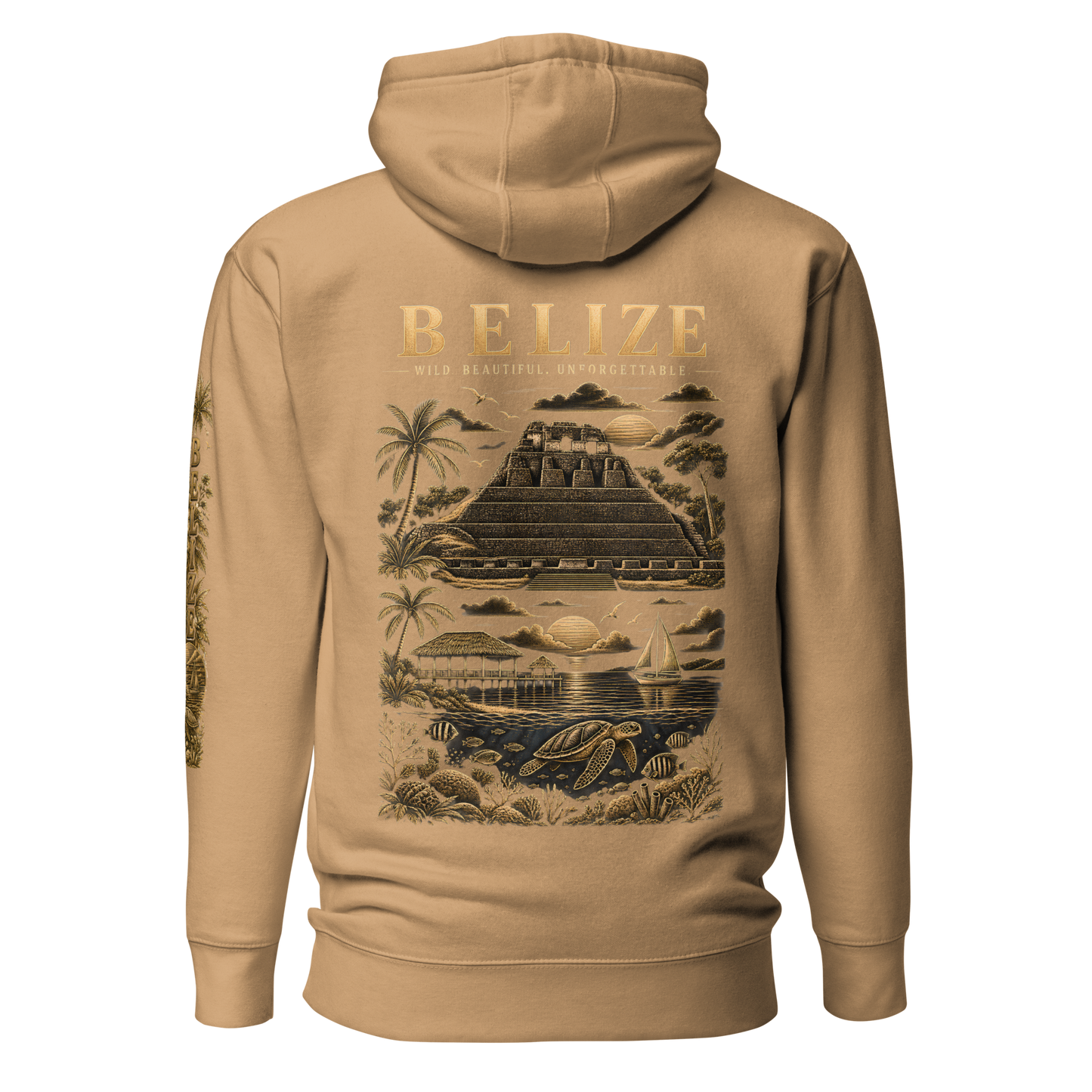 Belize Gold Unisex Hoodie
