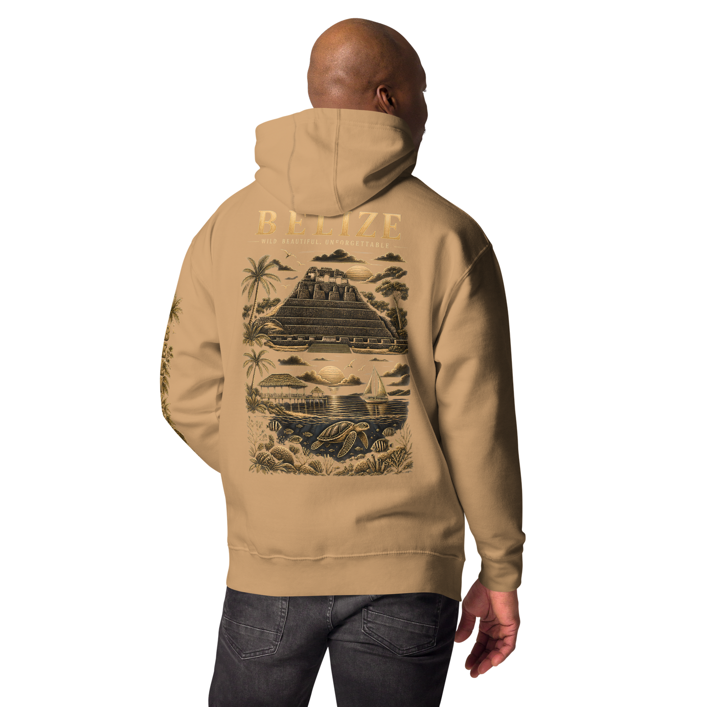 Belize Gold Unisex Hoodie