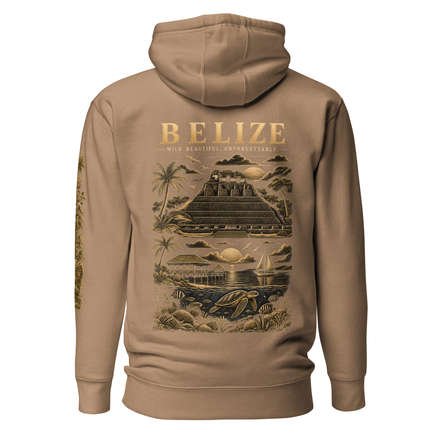 Belize Gold Unisex Hoodie