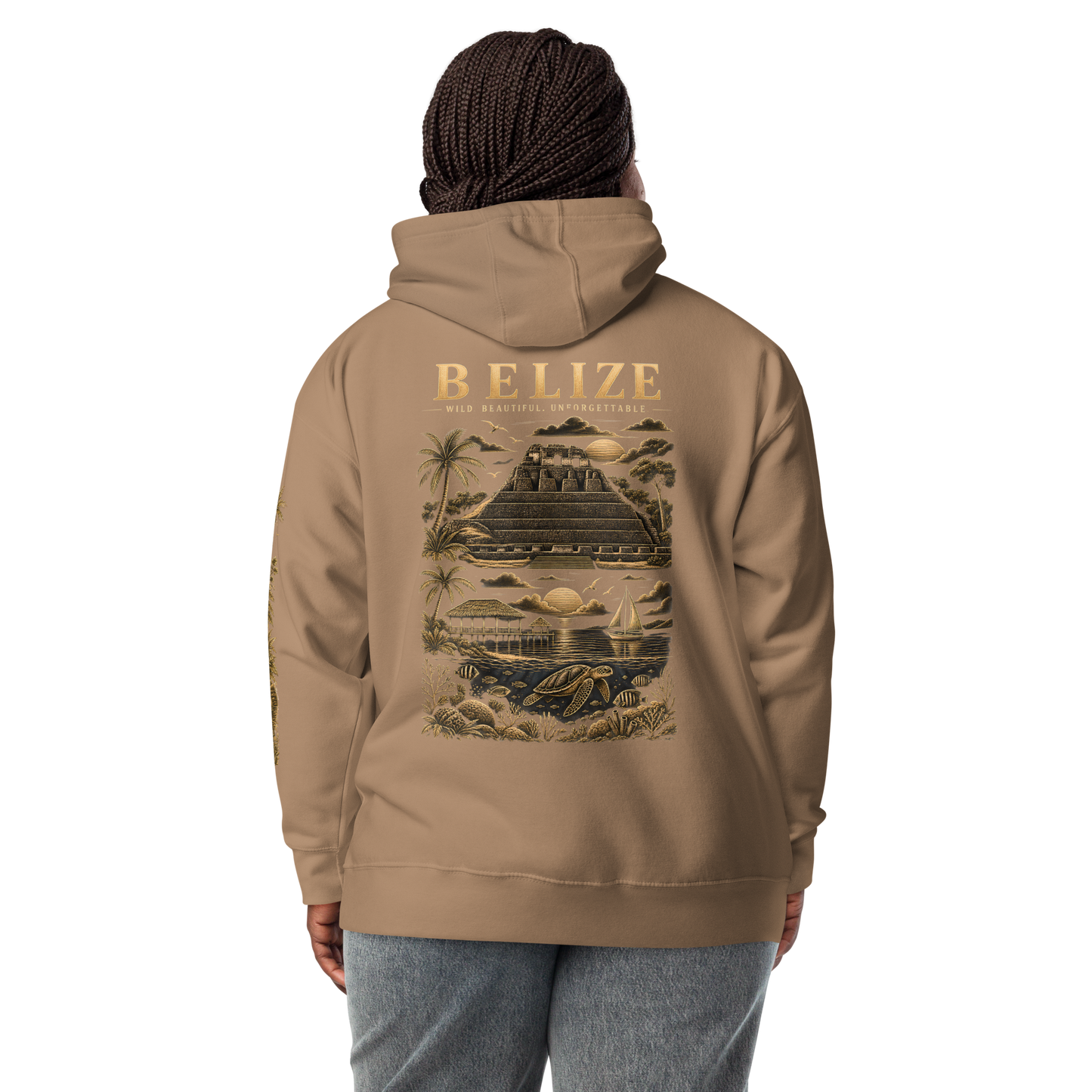 Belize Gold Unisex Hoodie