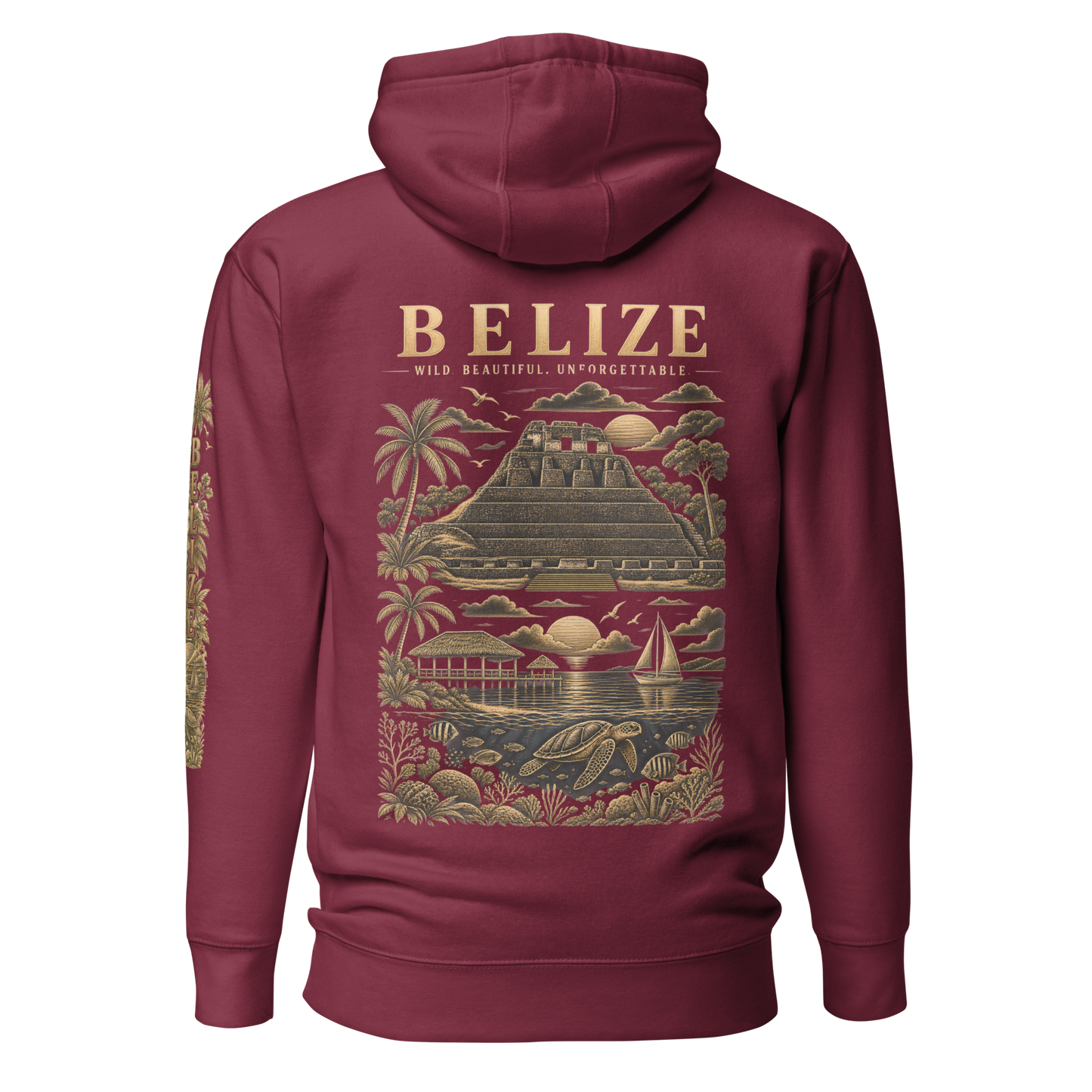 Belize Gold Unisex Hoodie