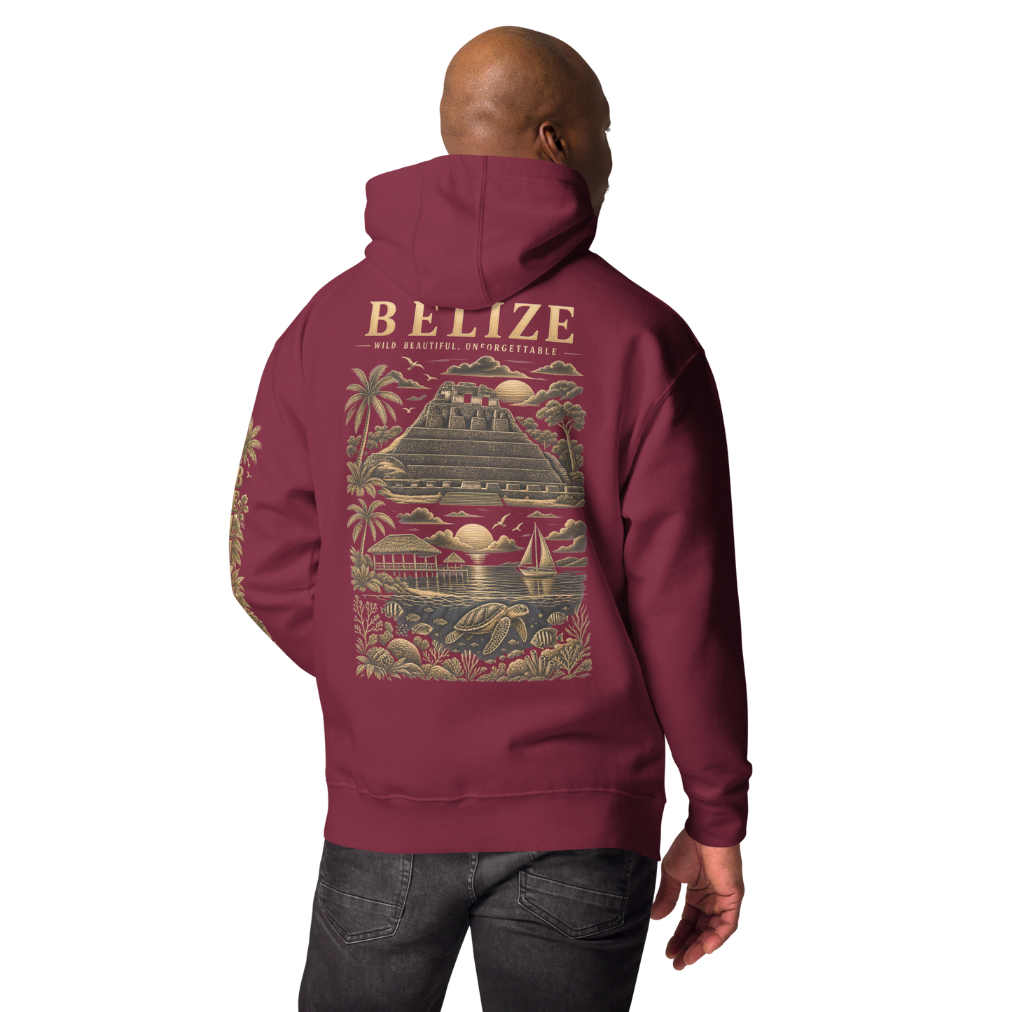Belize Gold Unisex Hoodie