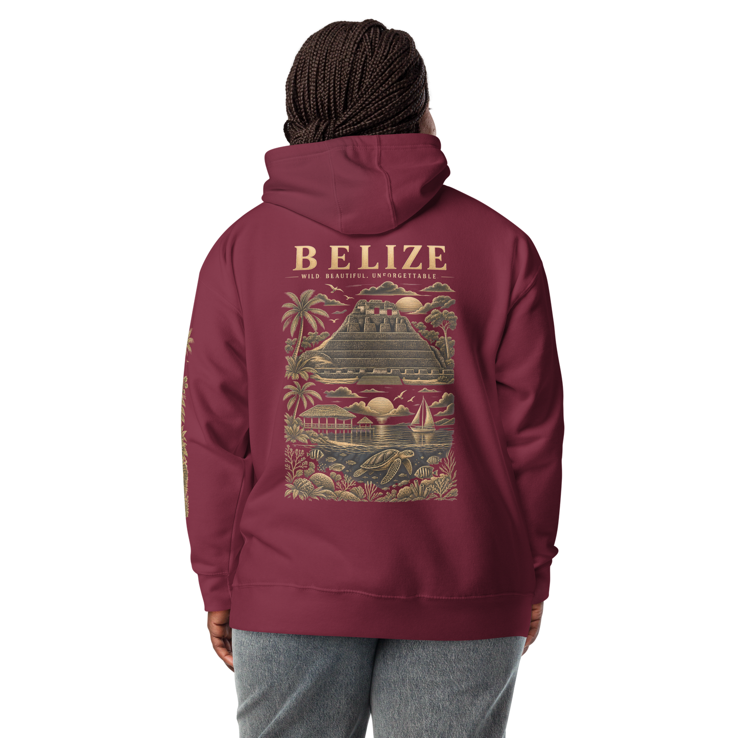 Belize Gold Unisex Hoodie
