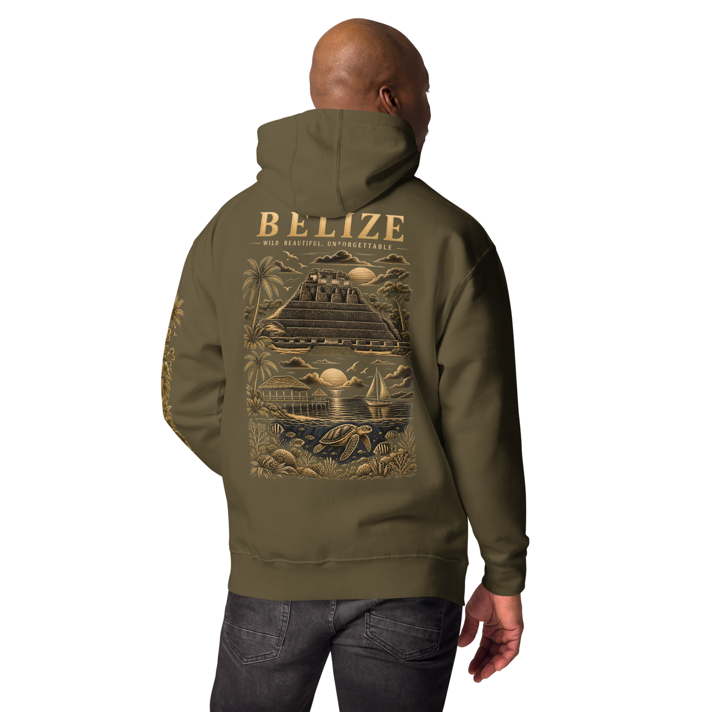 Belize Gold Unisex Hoodie