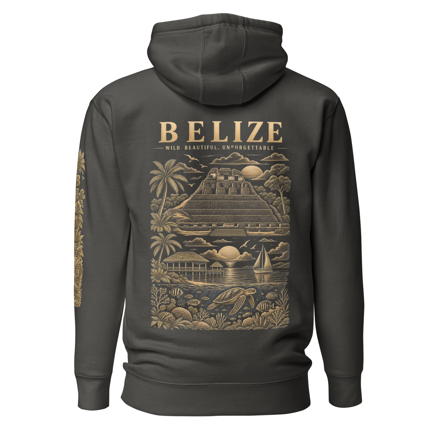 Belize Gold Unisex Hoodie