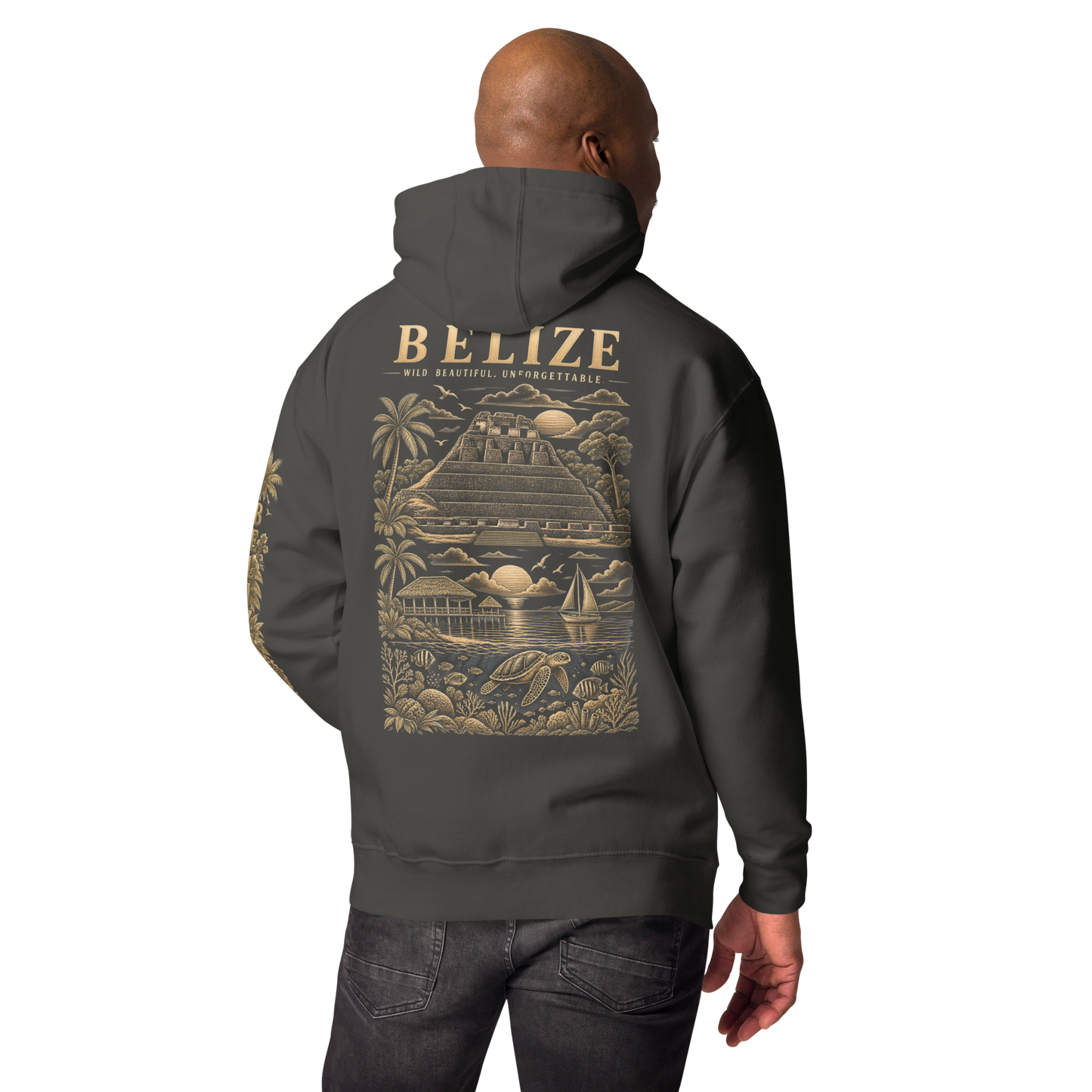 Belize Gold Unisex Hoodie