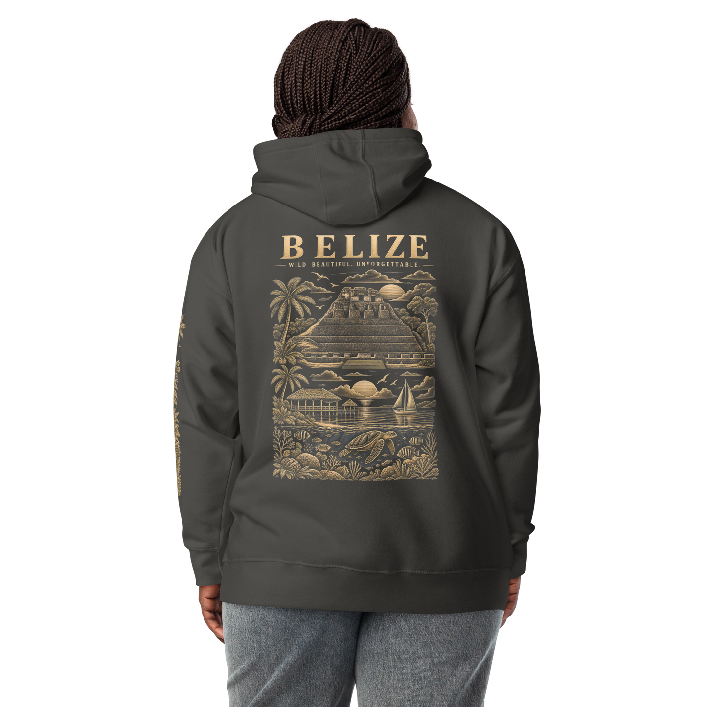 Belize Gold Unisex Hoodie