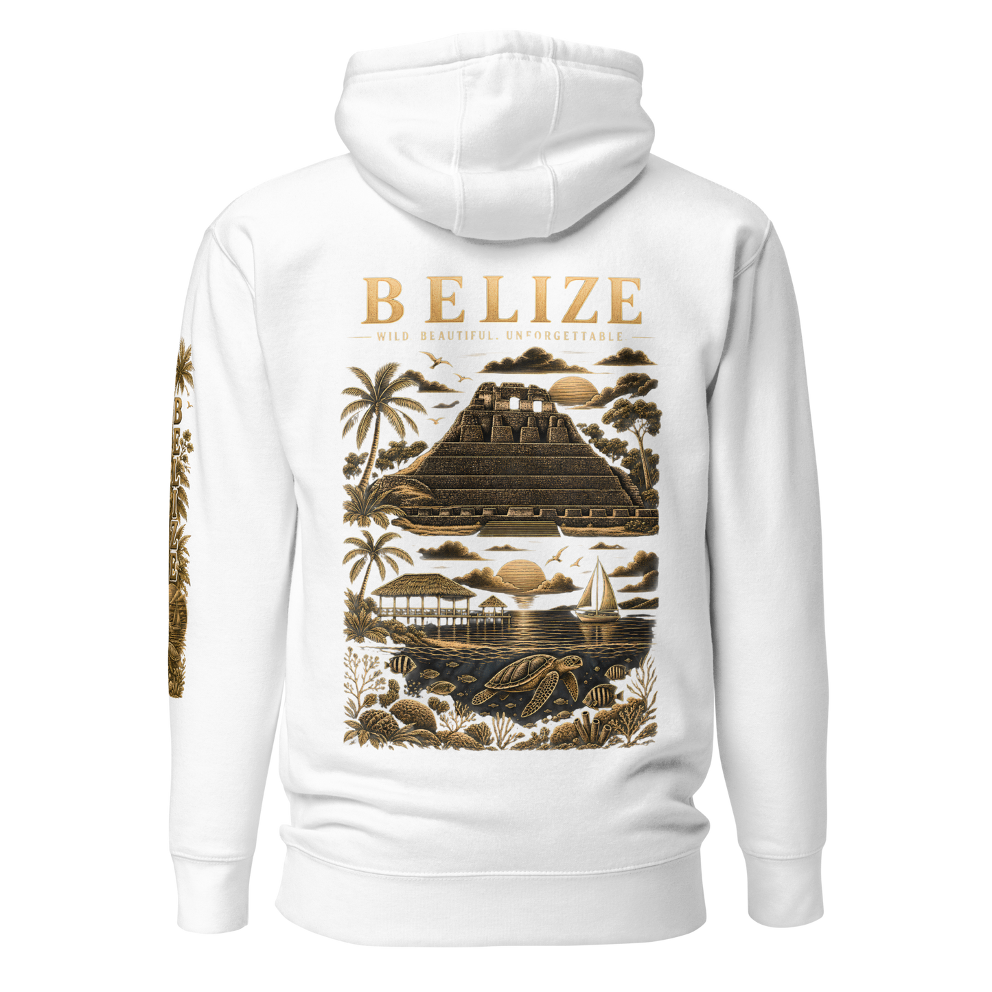 Belize Gold Unisex Hoodie