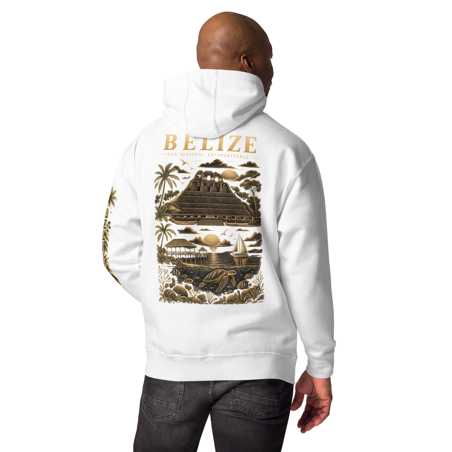 Belize Gold Unisex Hoodie
