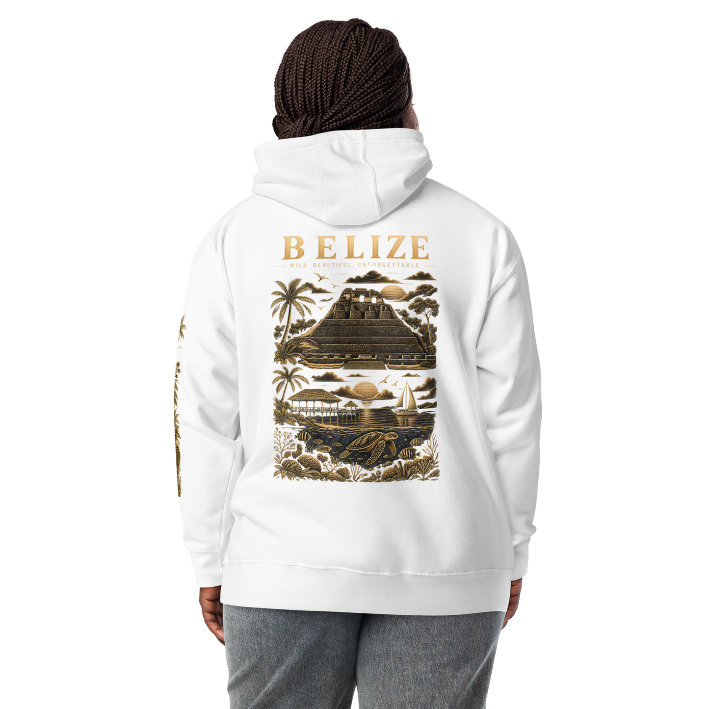 Belize Gold Unisex Hoodie