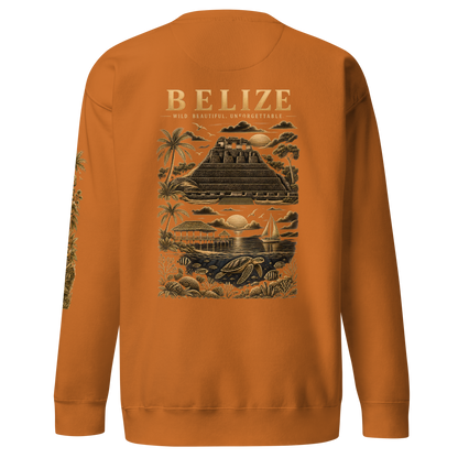 Belize Gold Unisex Premium Sweatshirt