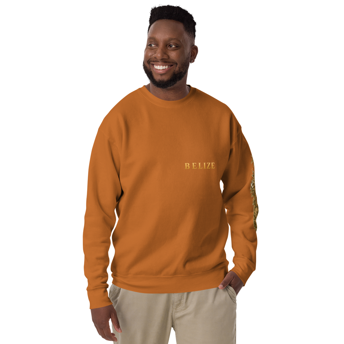 Belize Gold Unisex Premium Sweatshirt