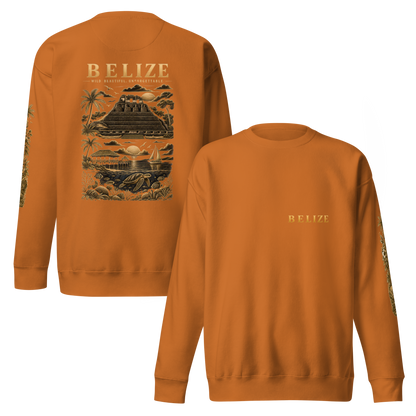 Belize Gold Unisex Premium Sweatshirt