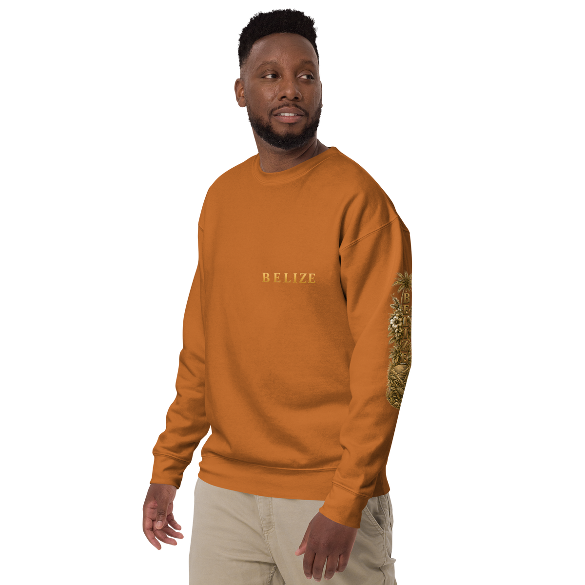 Belize Gold Unisex Premium Sweatshirt